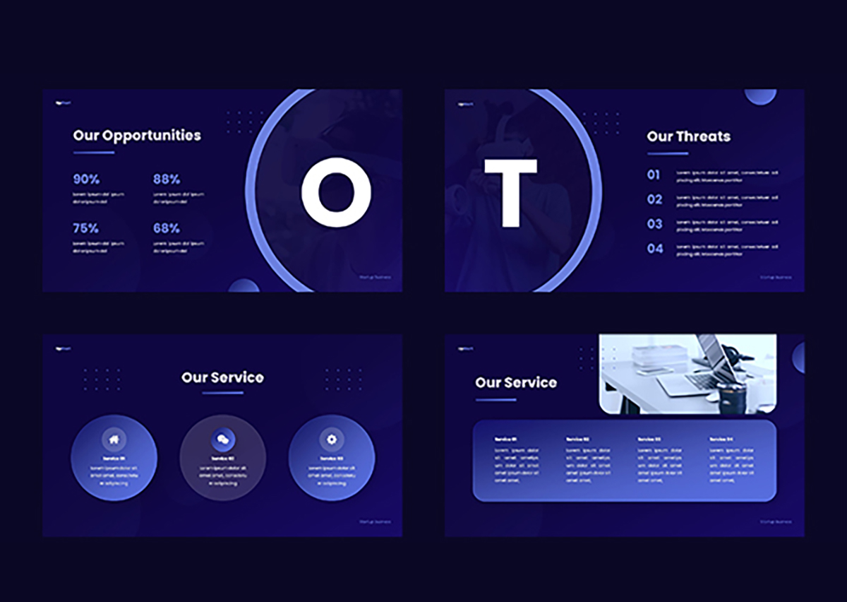 初创企业演示模板-8