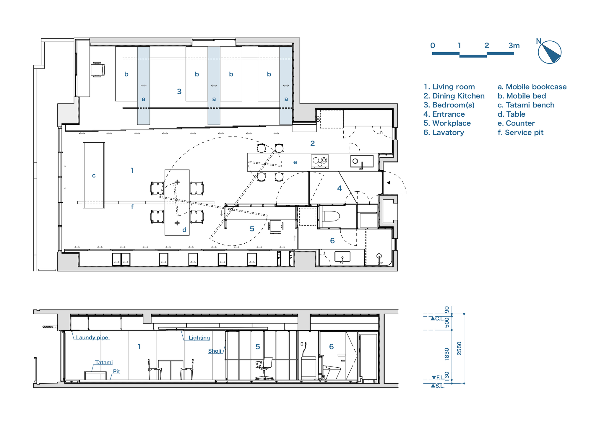 Sakurazaka 公寓翻新丨日本福冈丨ICADA,Masaaki Iwamoto Laboratory-16