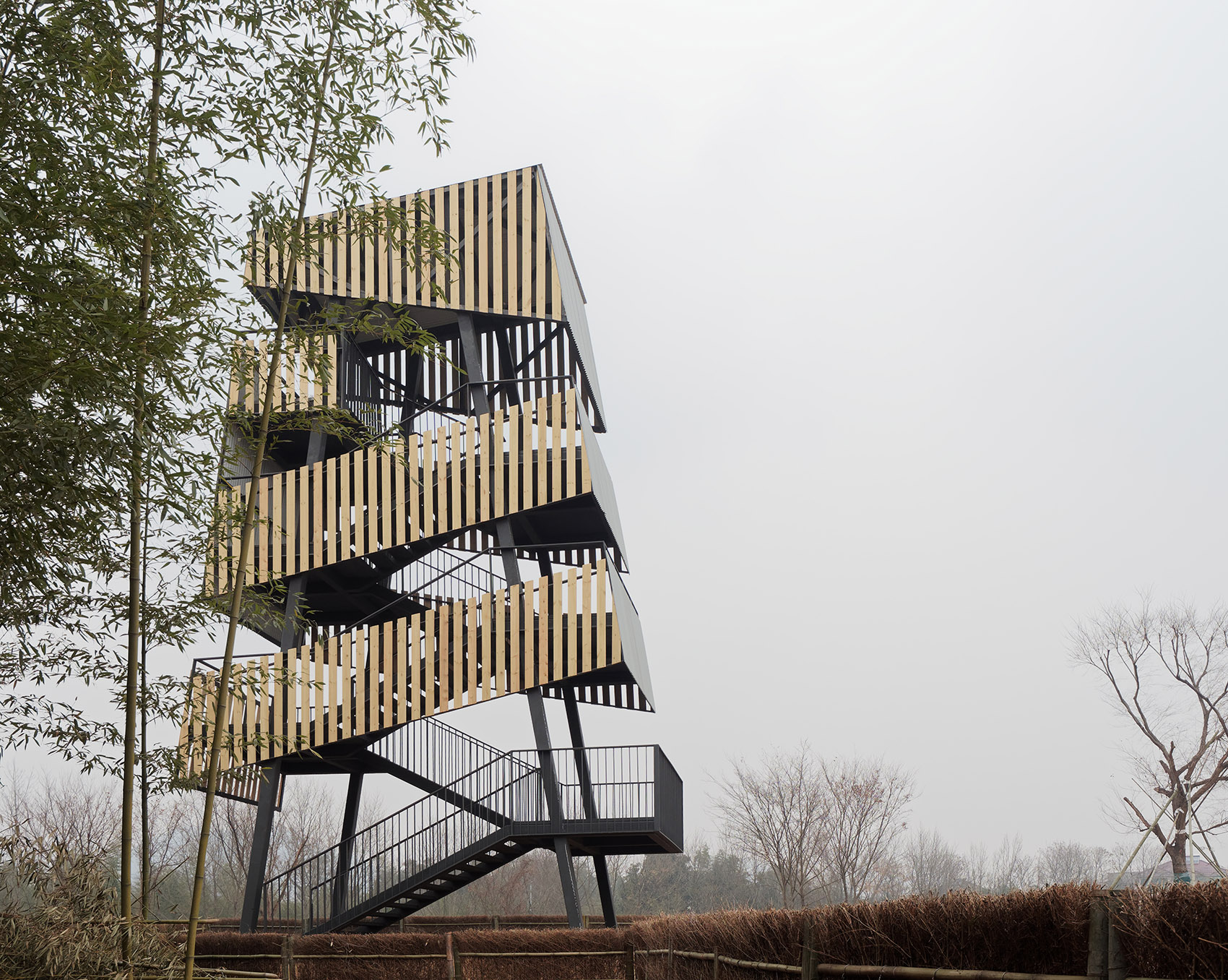 湖州溪南村小而美咖啡营地微聚落丨中国湖州丨体集建筑-47