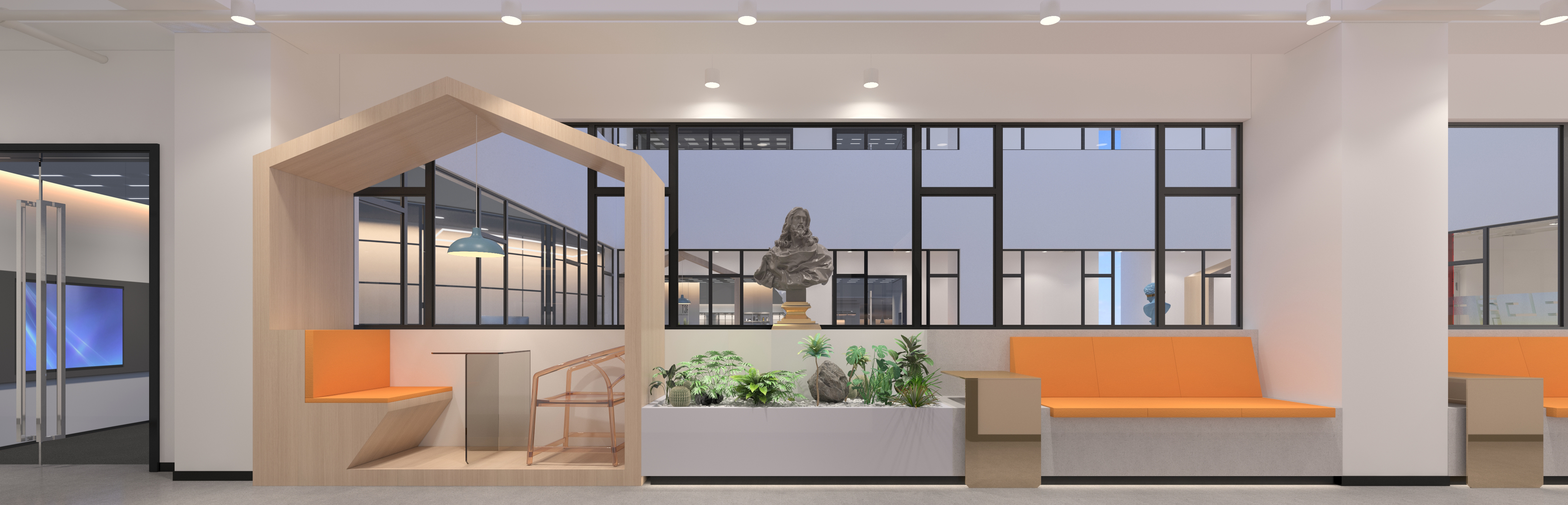 广州某艺术园区大楼公共区域升级改造-16