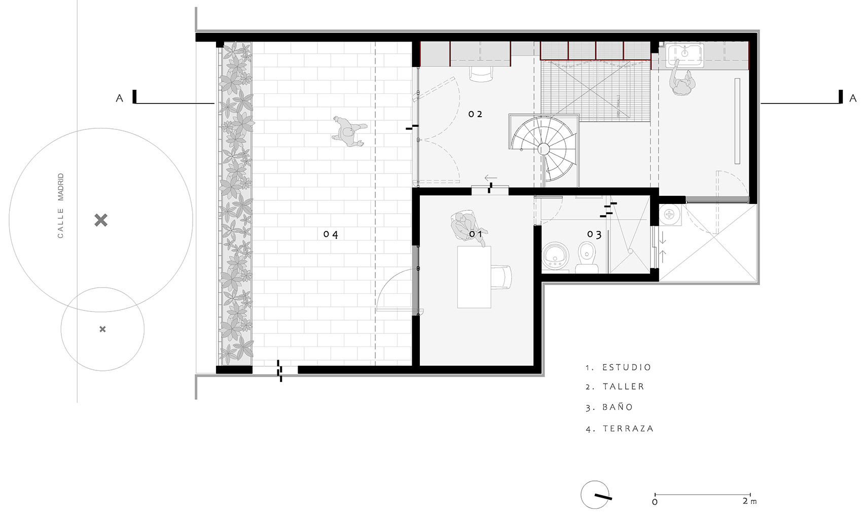 Daniela Riquelme 工作室扩建丨墨西哥墨西哥城丨AMASA Estudio-6