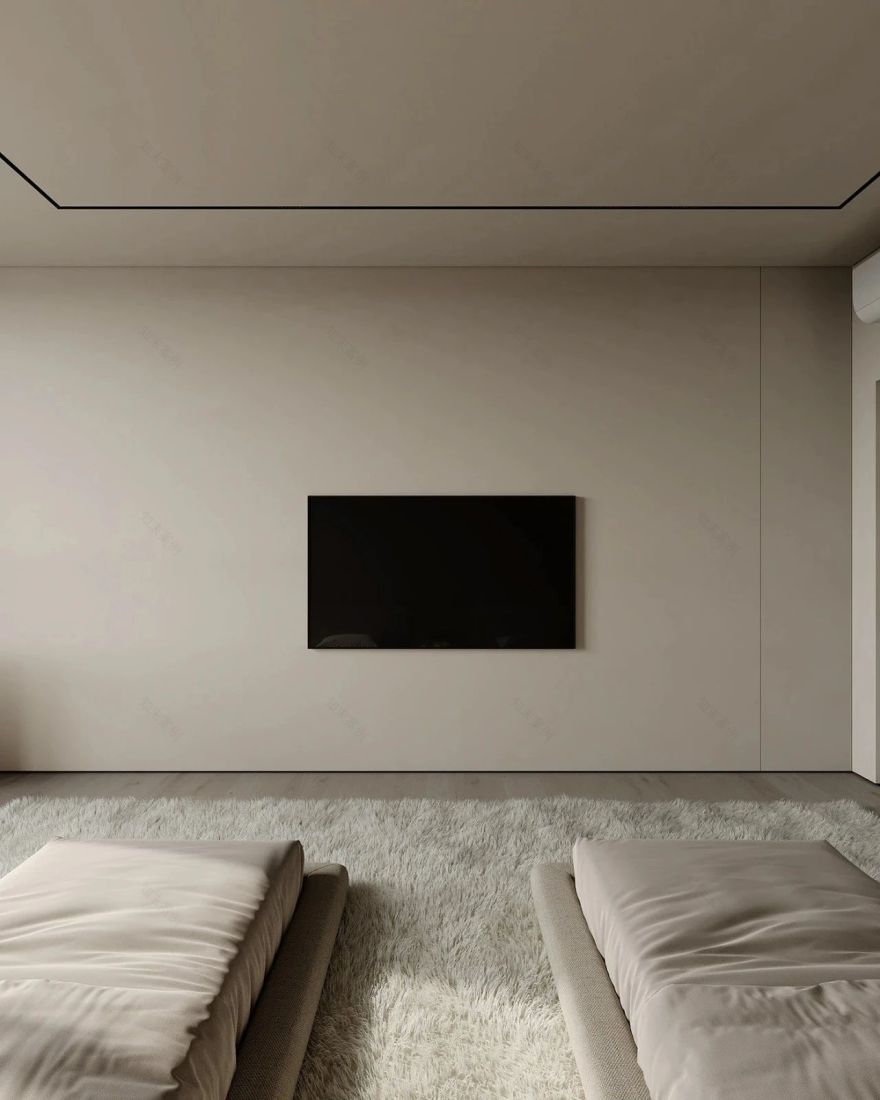 原木系奶油风极简空间loft公寓设计丨URSA STUDIO-63