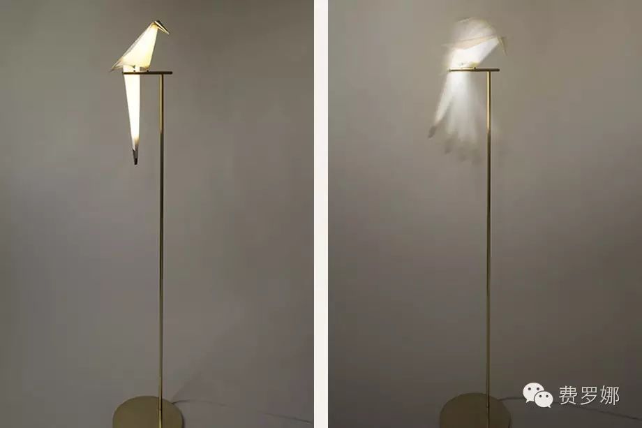 充满诗意的折纸鸟灯-5