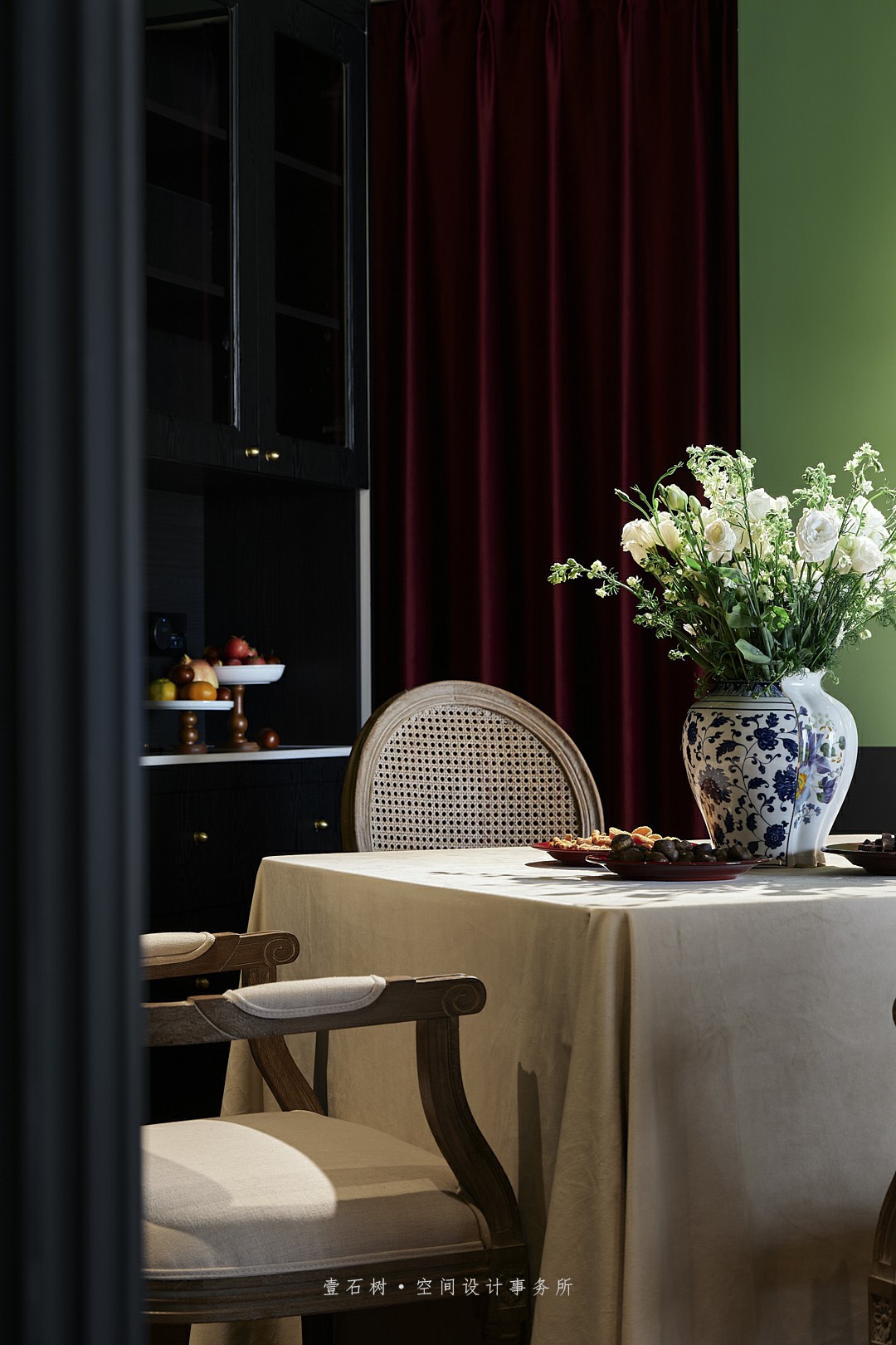荣誉花园复古风格设计丨壹石樹空间设计事务所-48