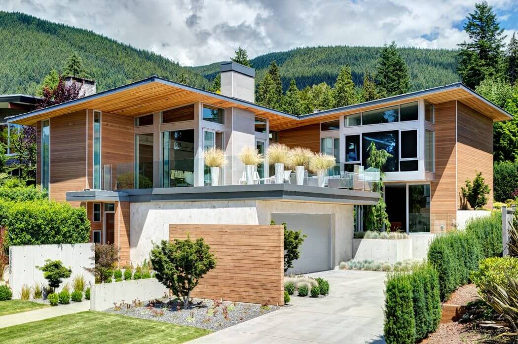 加拿大山坡上的漂亮房子丨加拿大温哥华-2