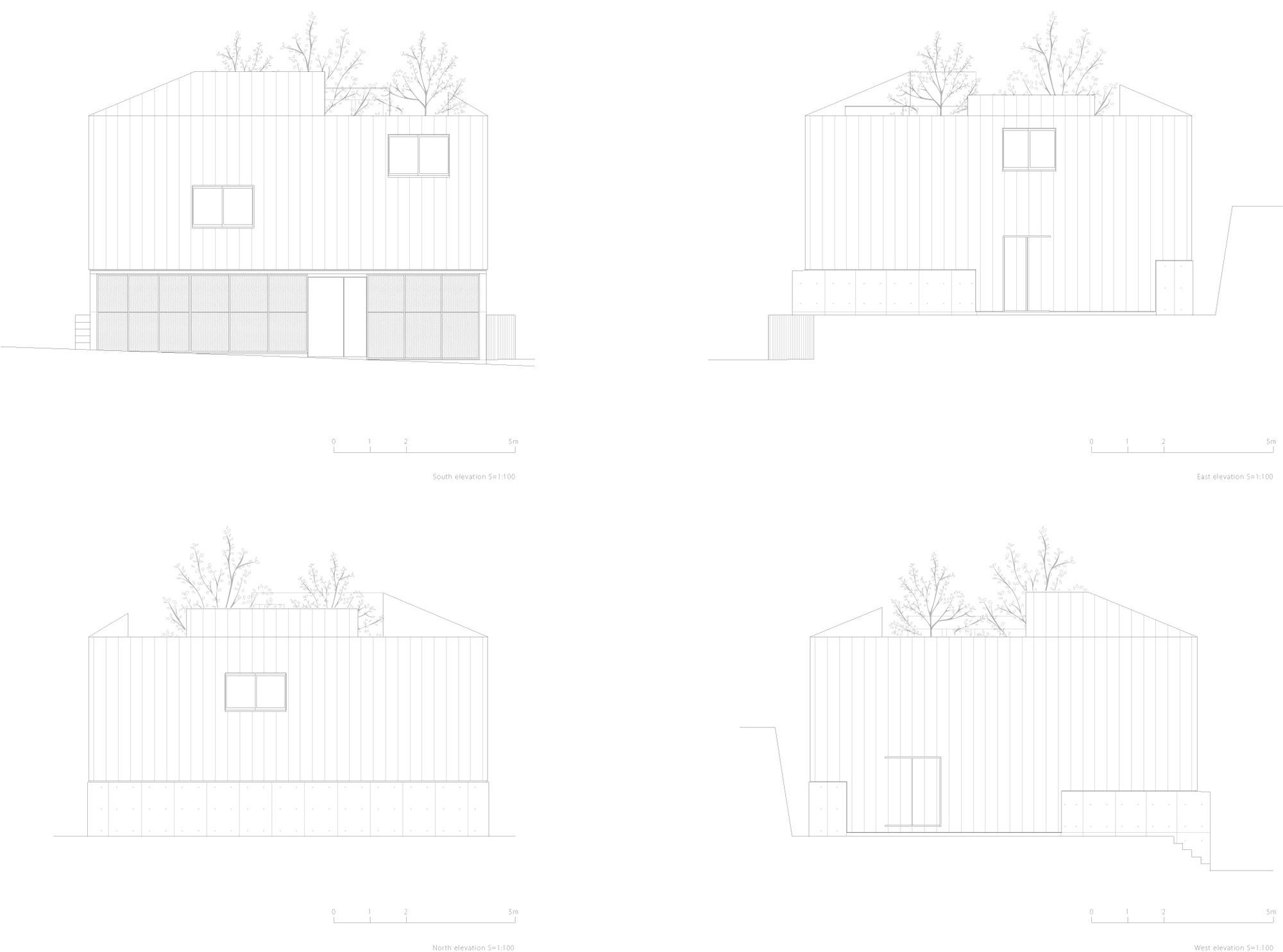 回字形 loop terrace house，打造城市中的宁静空间-9