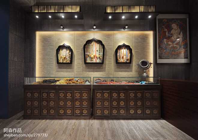 古格天韵藏传文玩珠宝展示中心丨中国成都丨成都阿森装饰工程设计有限公司-20
