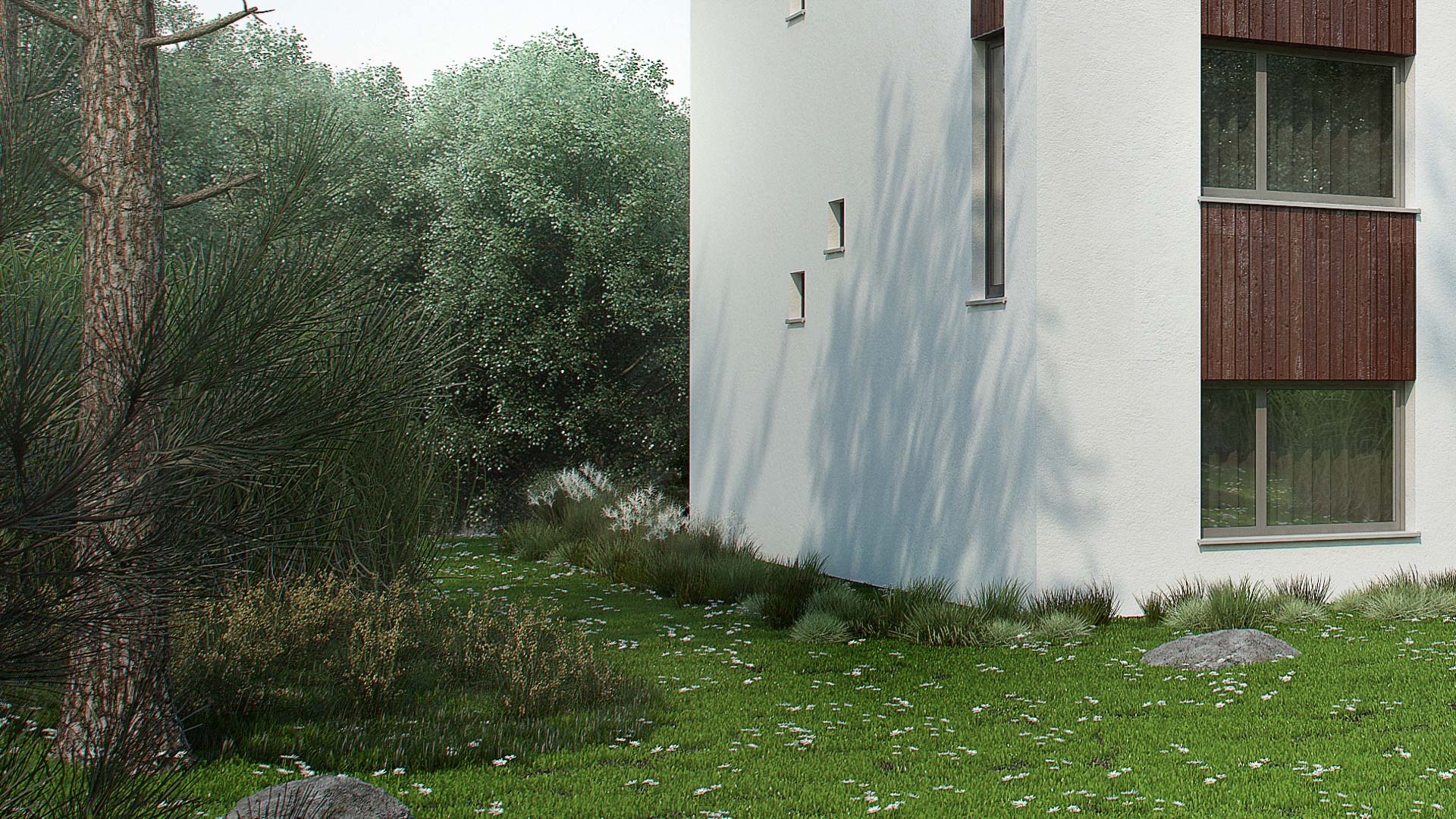 挪威森林中的现代住宅-8