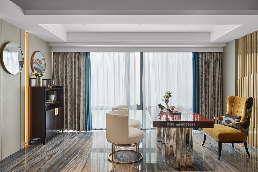 杭州嘉润公馆东方风韵住宅 | 陶幼的简约大气之作-34