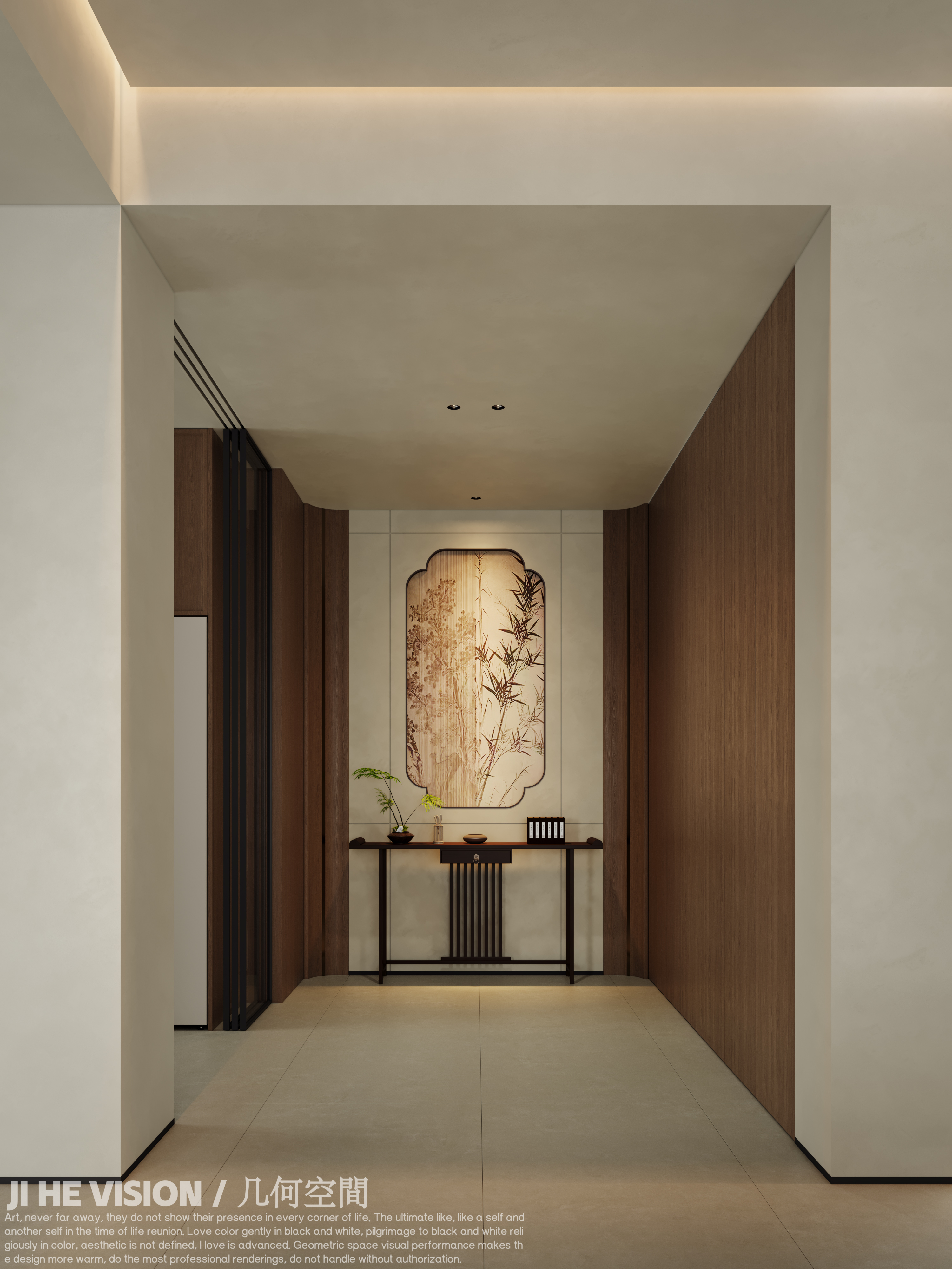 几何空间视觉表现 | 悠然南山别墅宋式美学空间（1）-1