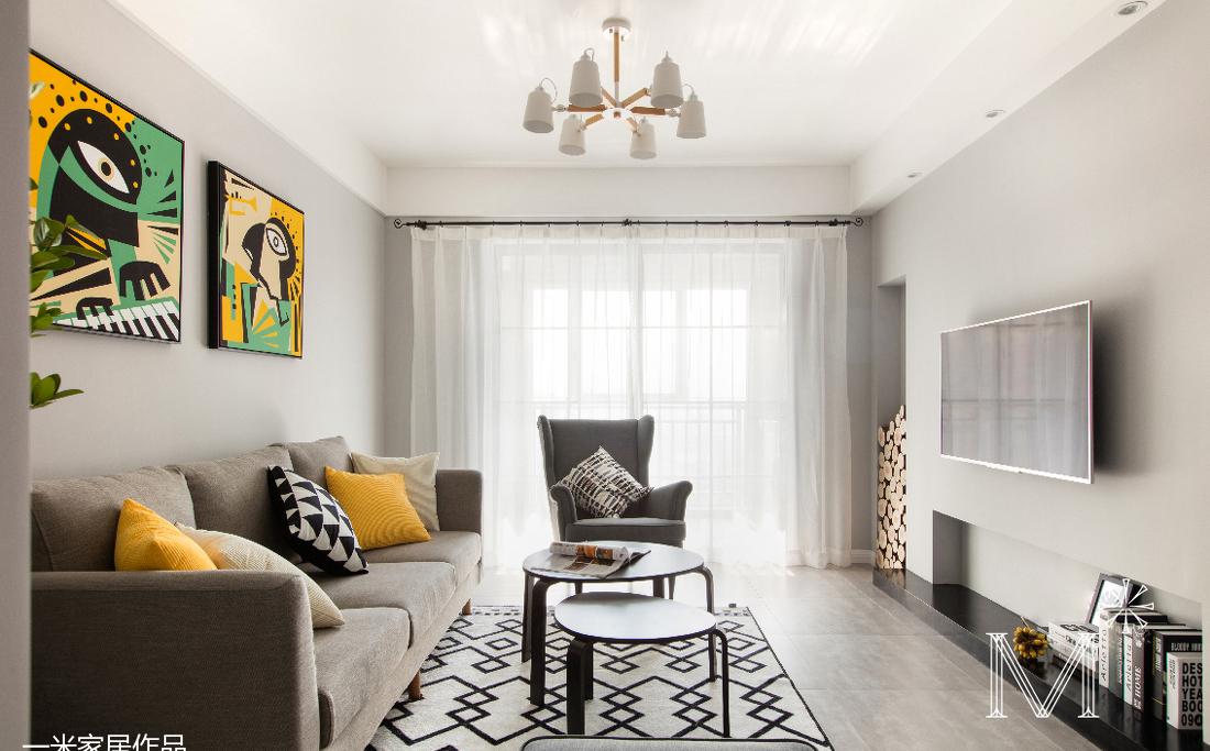 平层丨【一米家居】 ◣午晴初◥ 85m²現代北-6