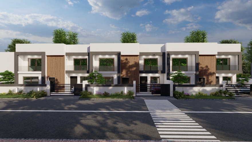 联排别墅 Villa's Exterior Design-4