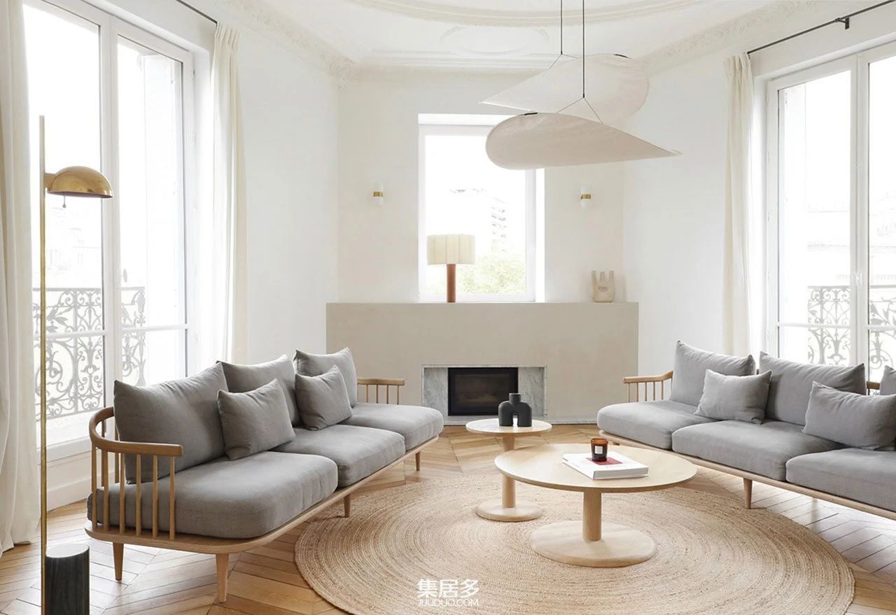 巴黎独特空间公寓设计丨法国巴黎丨和居工作室-0