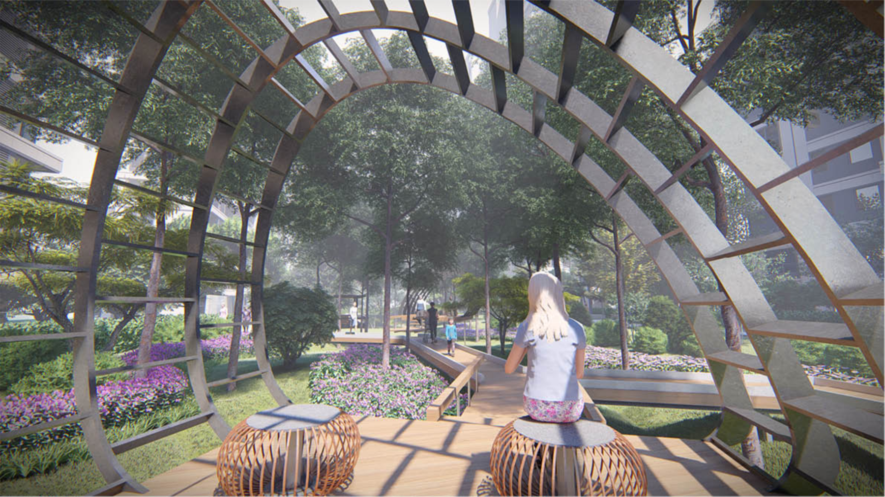 武汉瑞景澜湾住宅区景观-21