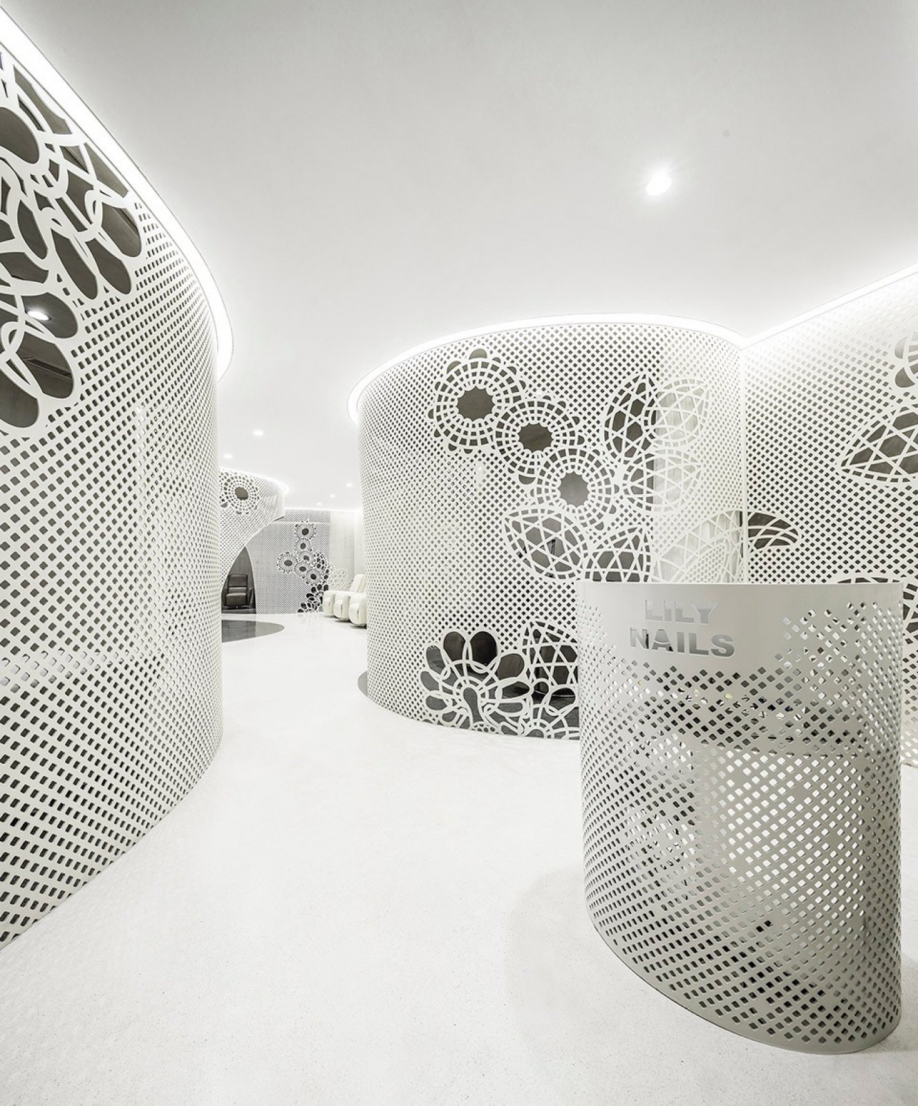 100㎡ Lily Nails 美甲美睫北京蓝港店  建筑营设计工作室-5