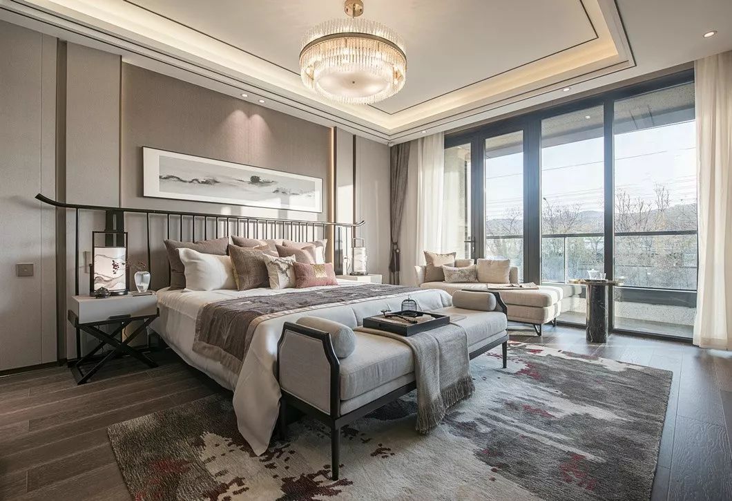 大地色与中式蓝的完美融合，打造优雅简约的人居空间-21