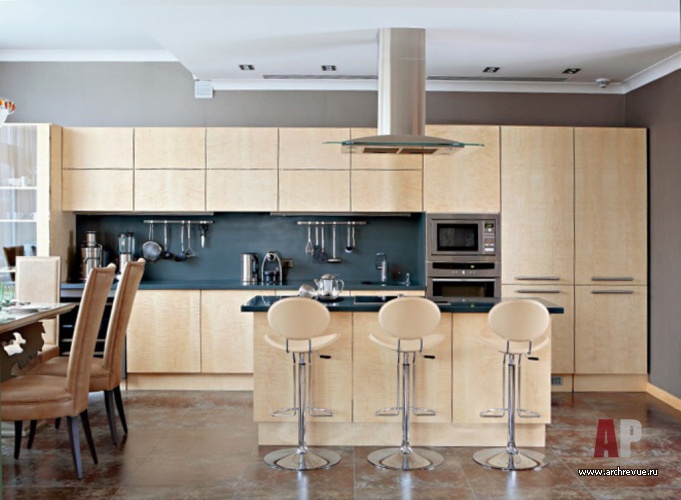 生态风格带斯堪的纳维亚元素的联排别墅室内设计-14