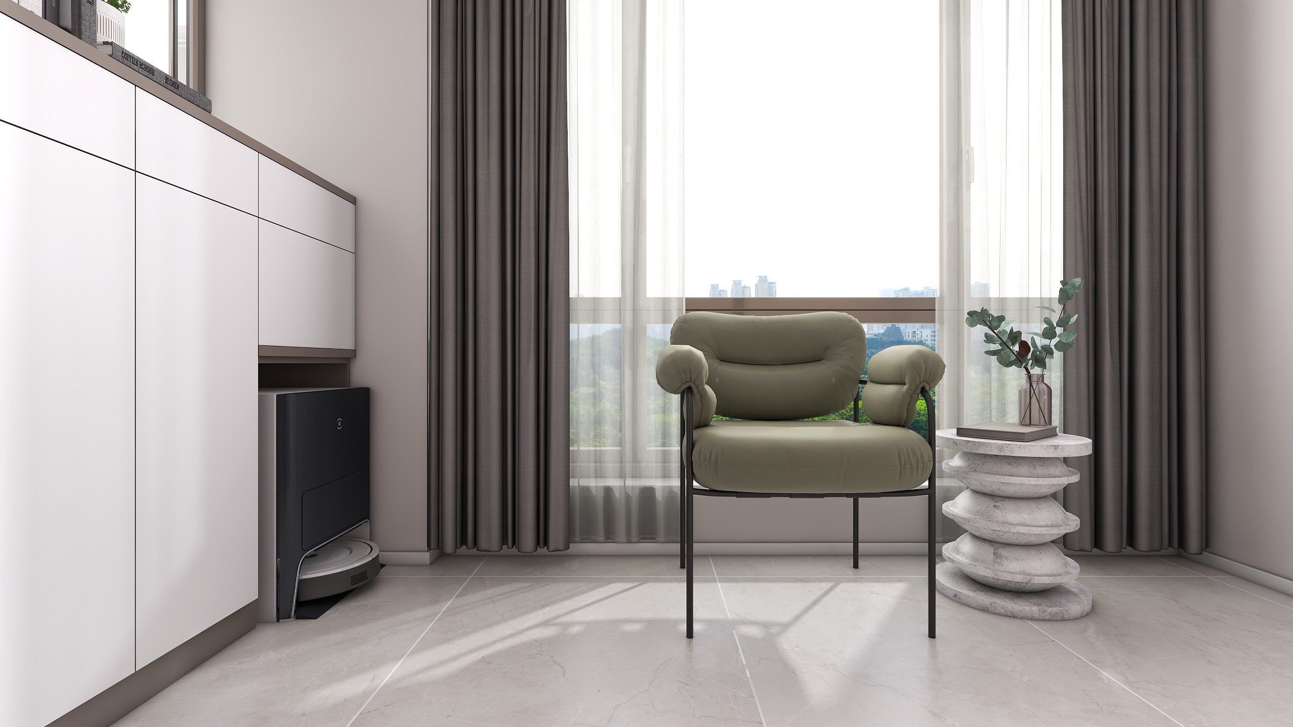 四川成都朗基香颂天府二期（113平方现代简约四居室）-34