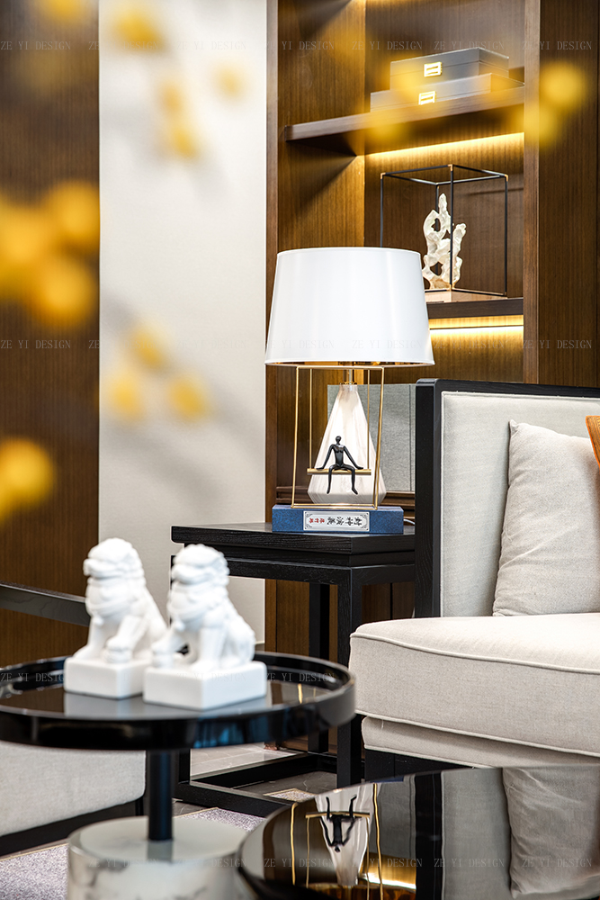 衢州开化 128㎡新中式楼盘样板房设计-15