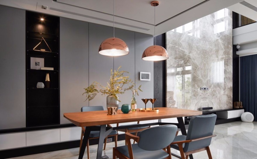 330㎡现代风格别墅 合观室内设计-11