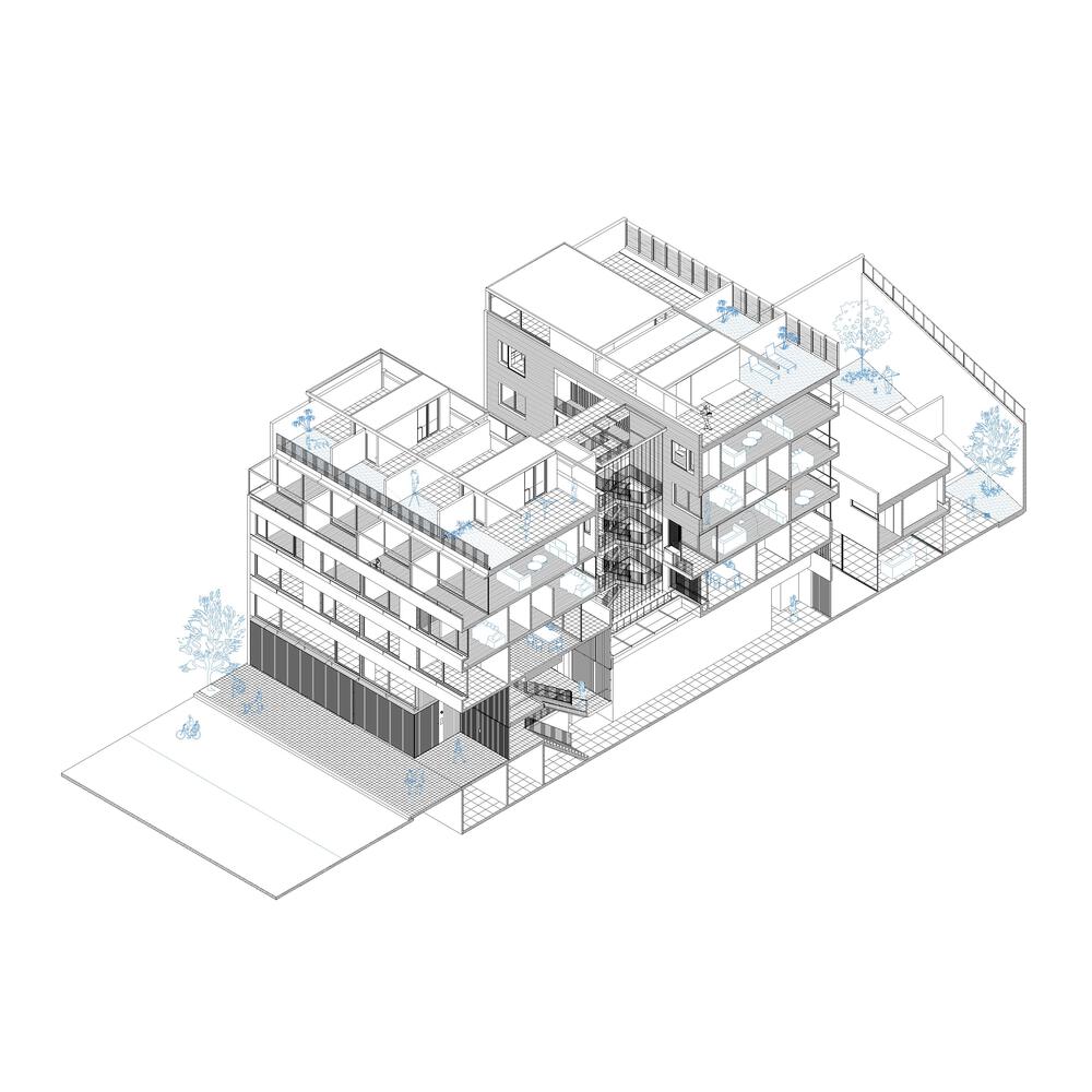 阿根廷混凝土住宅楼丨阿根廷布宜诺斯艾利斯丨Cottet Iachetti Arquitectos-75