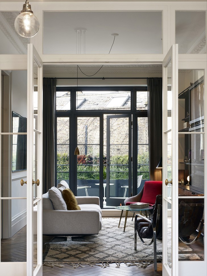 伦敦时尚联排别墅,传统与现代的完美融合-5