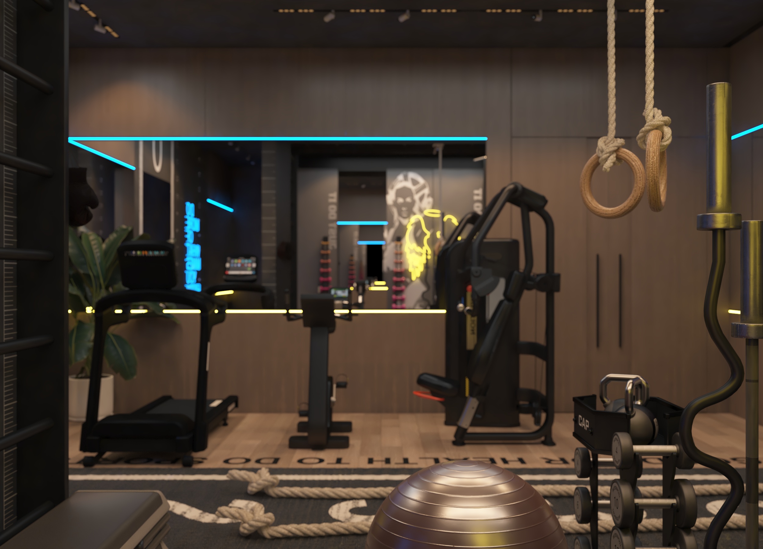 私人健身房 01丨Arch. MOSTAFA ELELAIMY-8