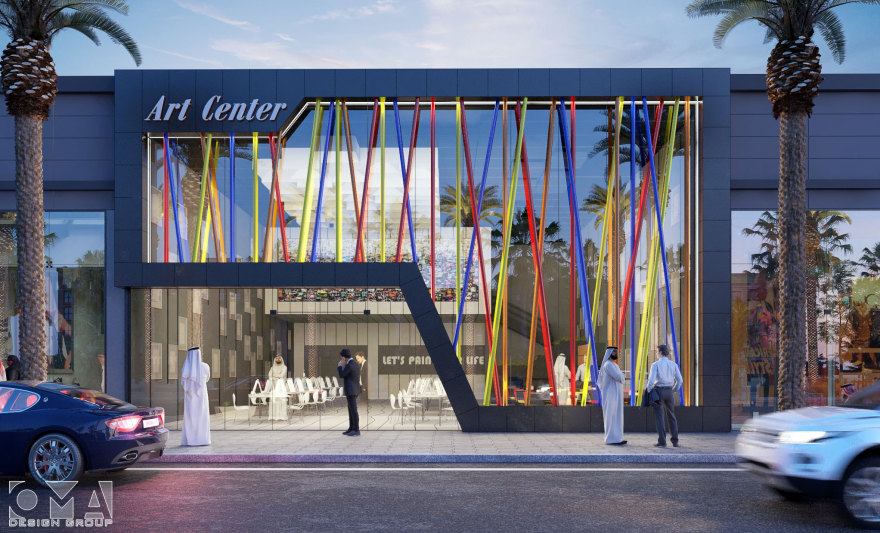 艺术中心室内外设计丨沙特阿拉伯丨KSA-14
