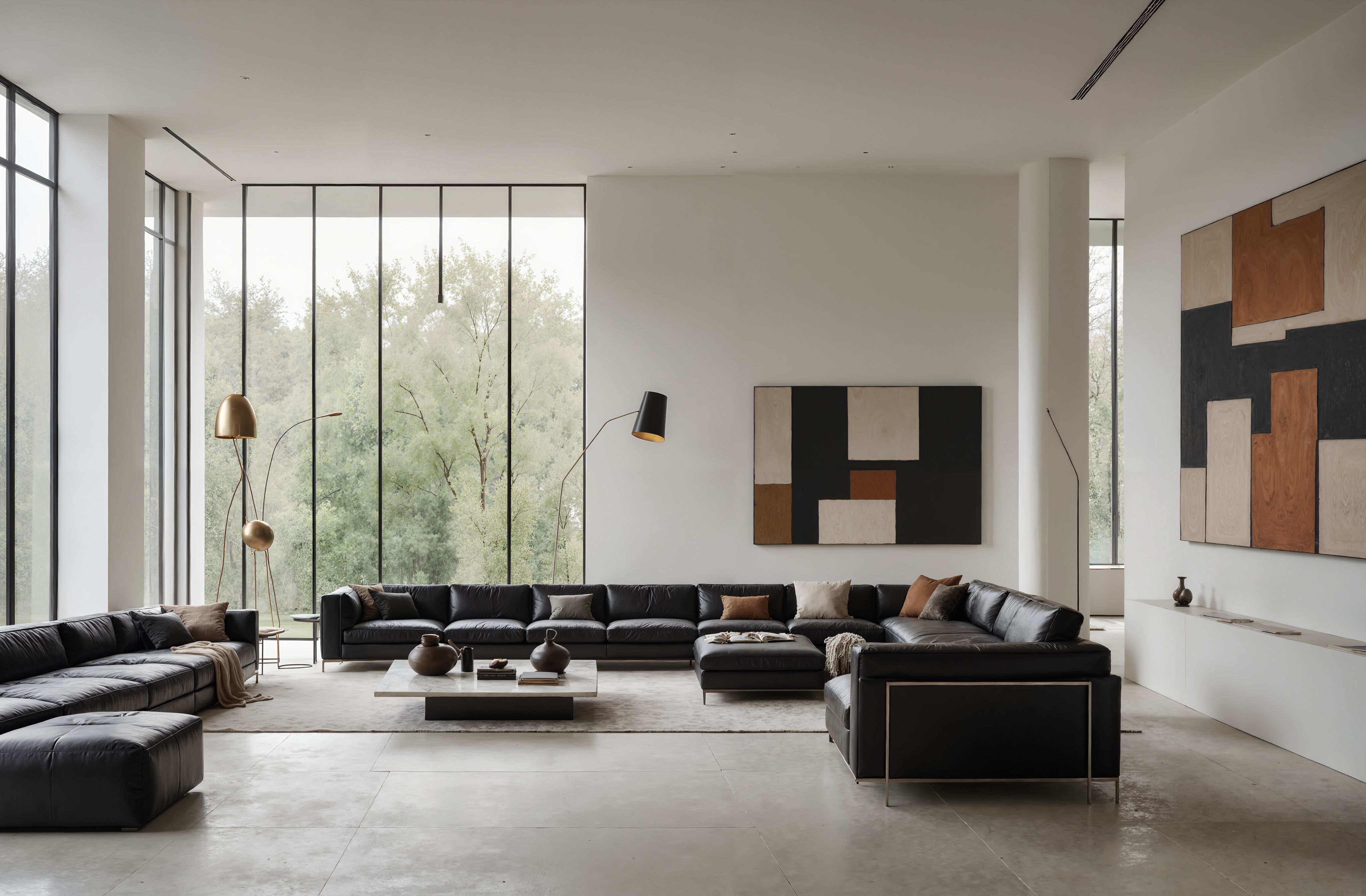 8K视觉解剖:一座客厅的绝对平面宣言-17