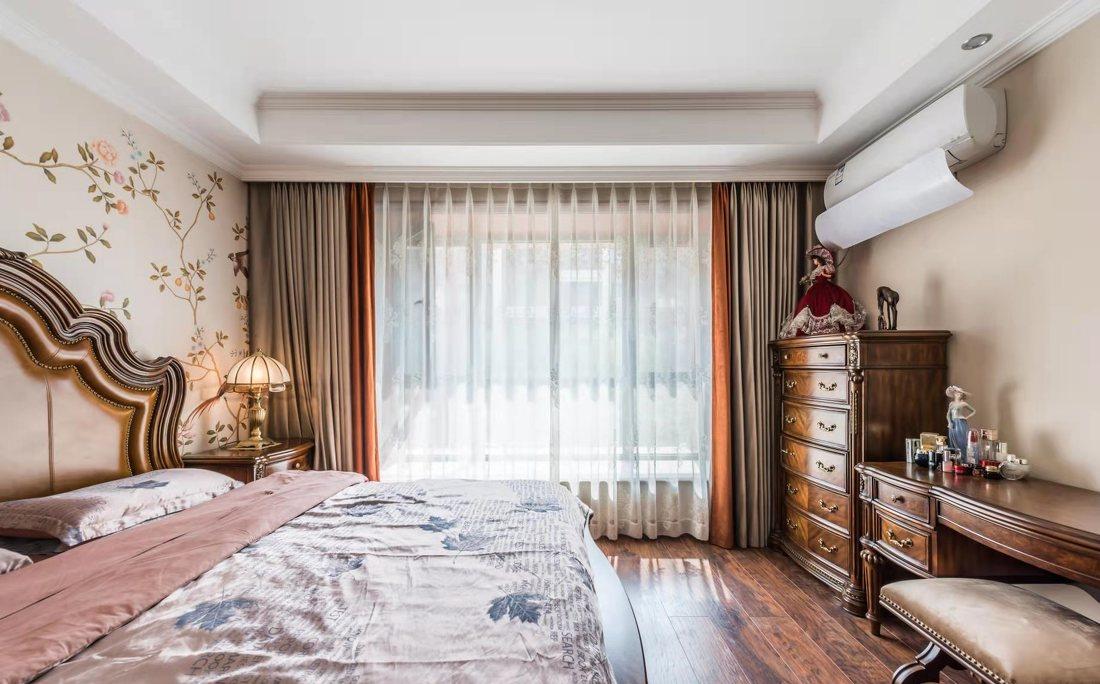 美式古典融合中式禅意复古美家丨意巢设计事务所-28