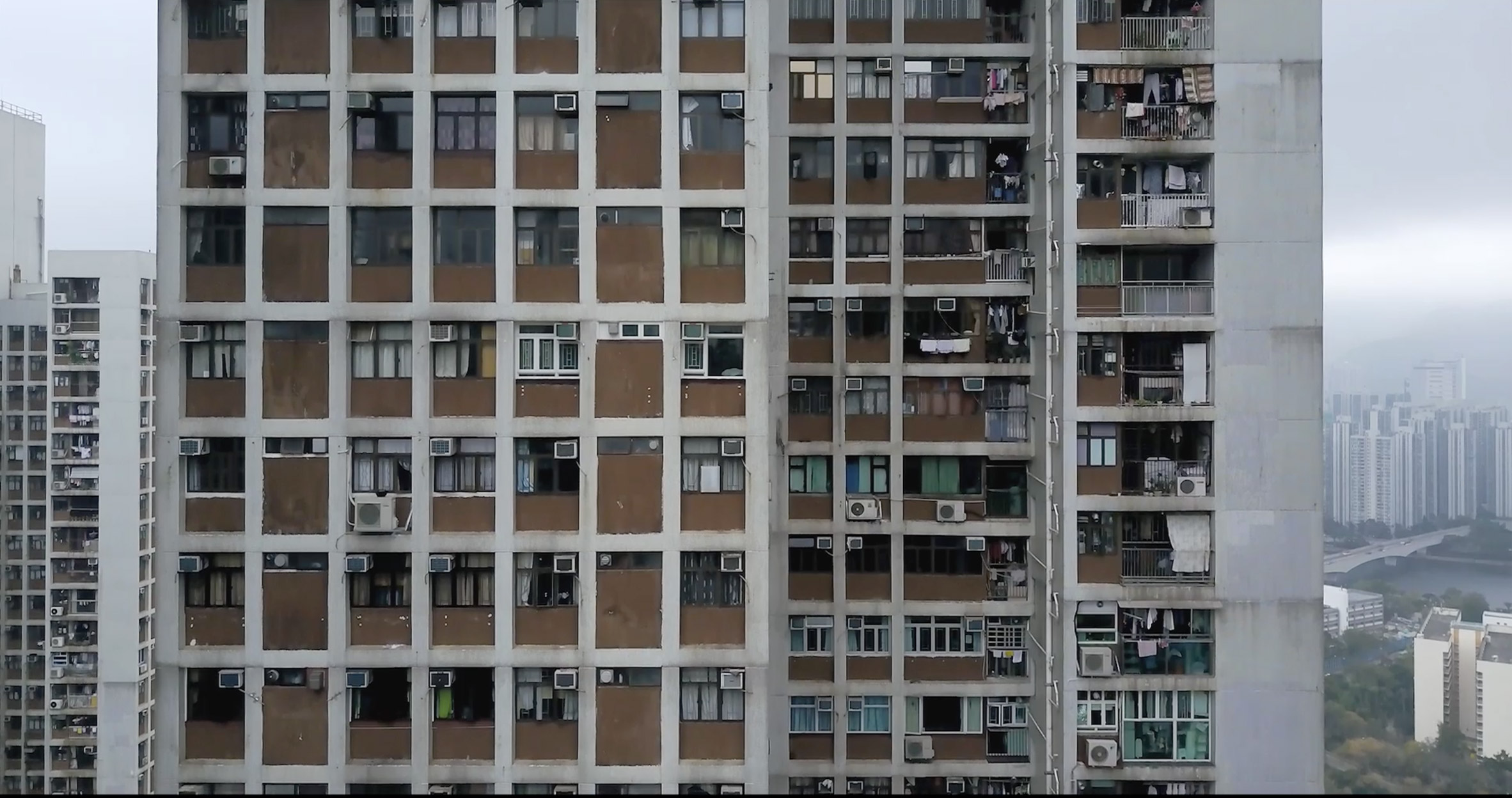 Drone film by Mariana Bisti captures Hong Kong's densely packed high-rise buildings-24