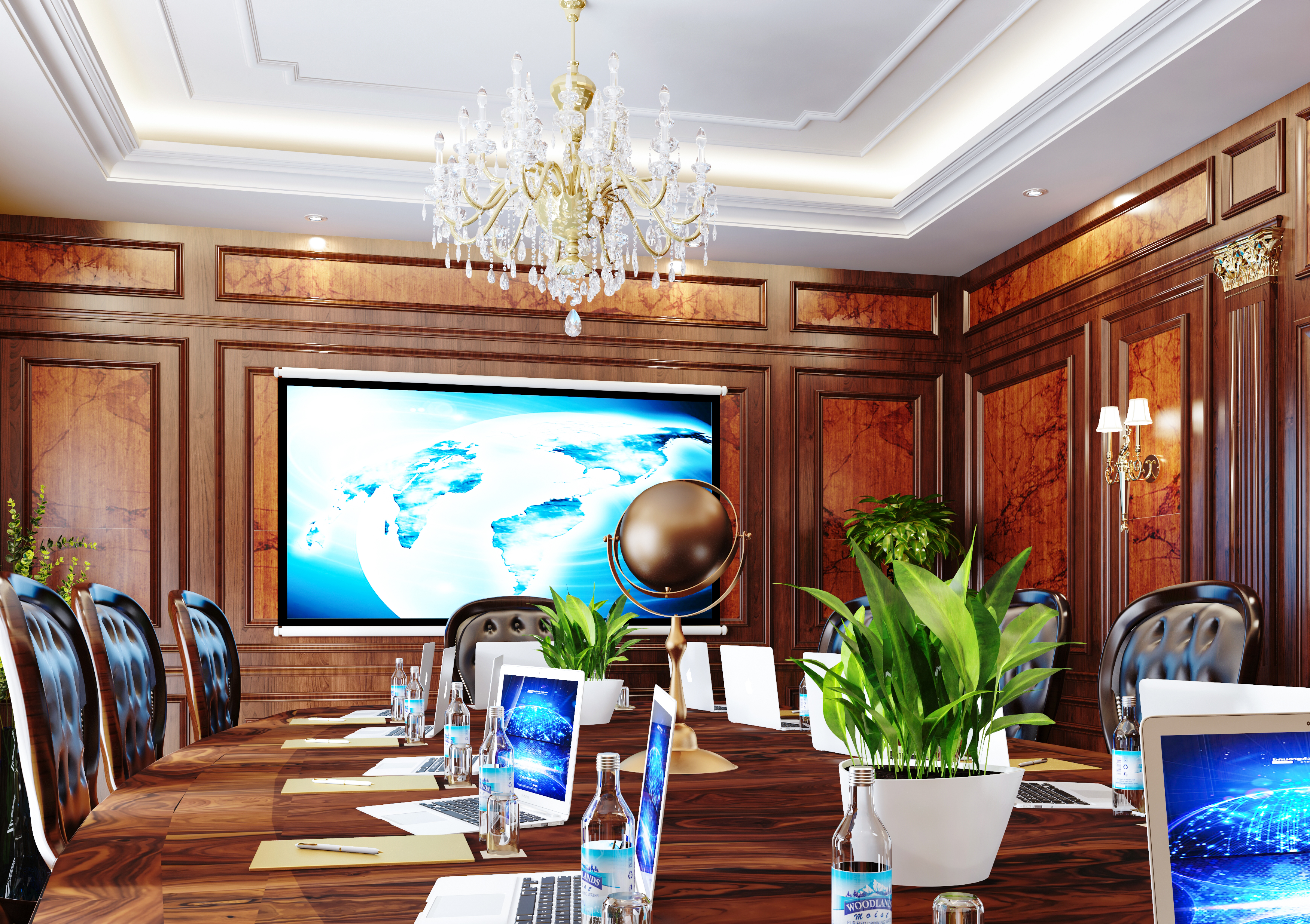 埃及经理会议室经典风格设计-13