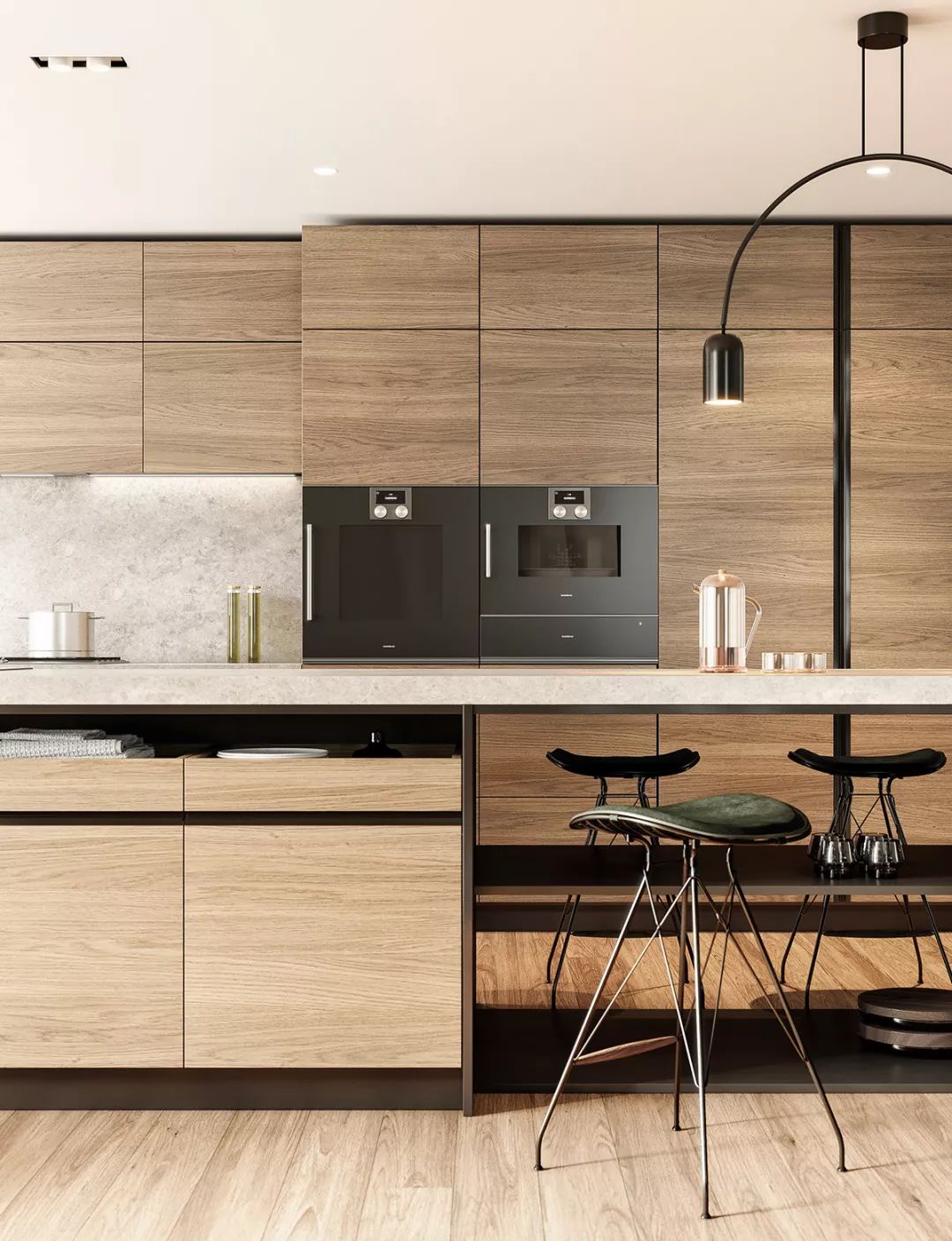 现代简约公寓设计,自然与优雅的完美融合-159