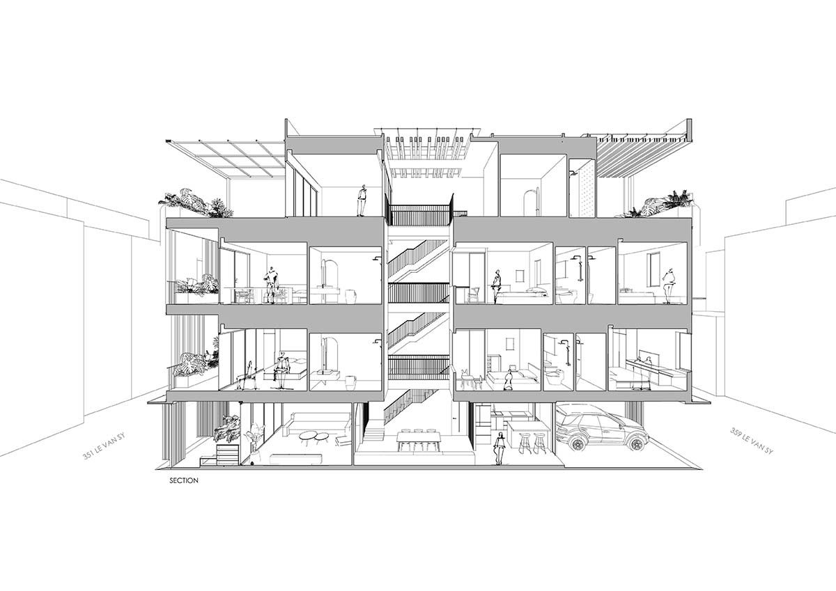 绿色连接的 Vy House-54