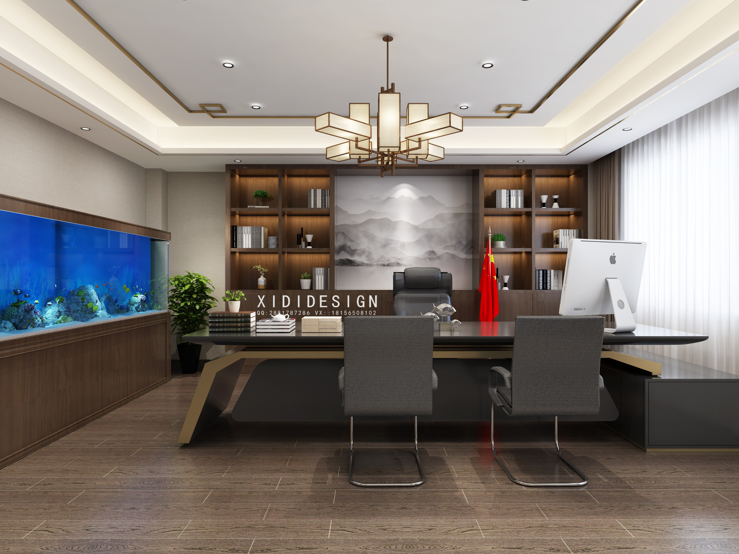 办公室经理室老总办公-14