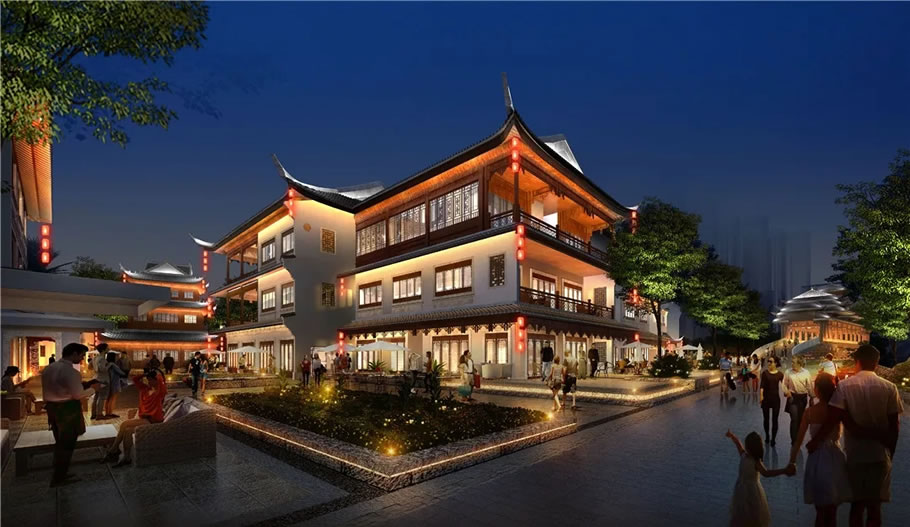 北海高德滨海文旅综合体项目灯光设计丨华建集团建筑装饰环境设计研究院-17