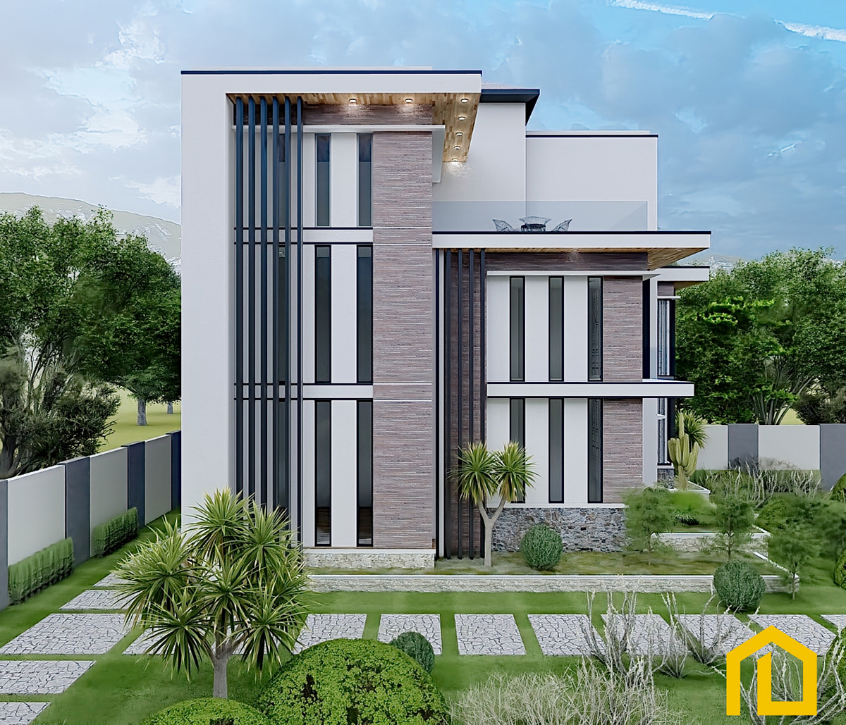 Anastasiya Gushchina丨别墅建筑丨Three Storey House 004-5