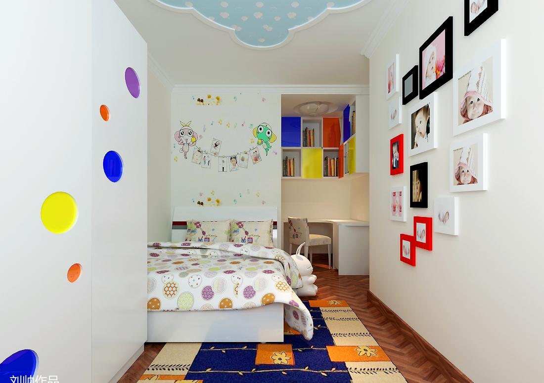 刘帅打造简欧三居室,弧形马赛克拼花、假壁炉增添欧式风情-36