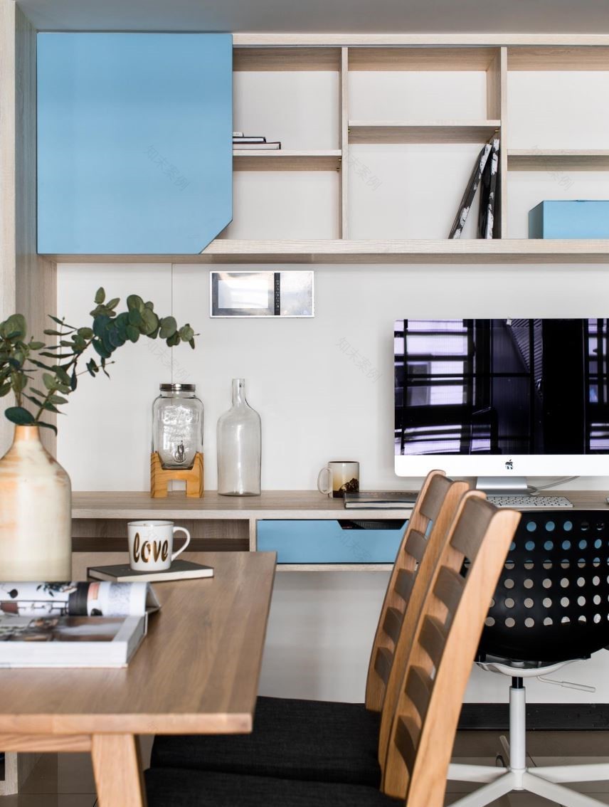 14 坪北欧风小夫妻新婚宅,空中阁楼、留言板工作室成亮点-26