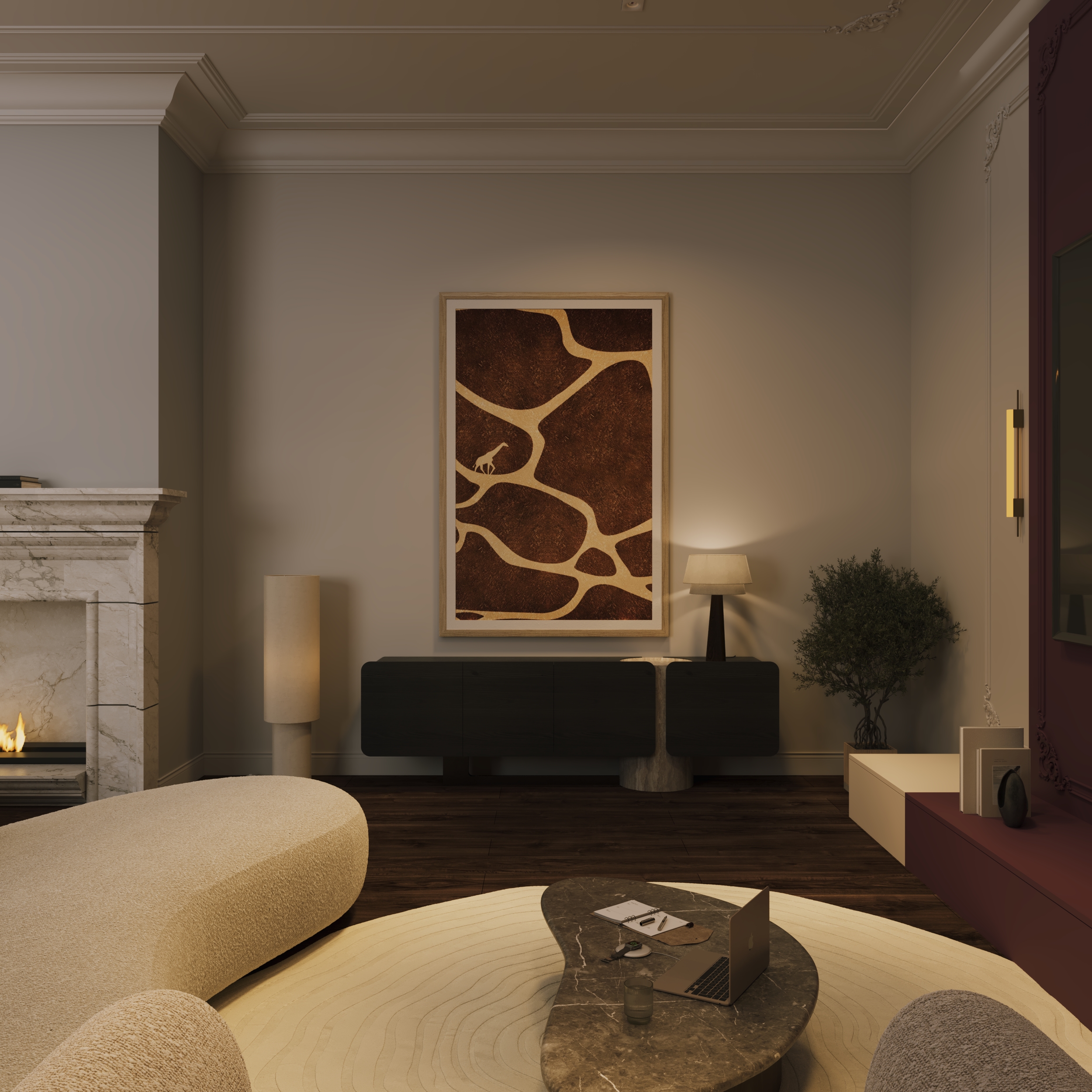 新古典风格客厅设计丨Atef Magdy Atef-12