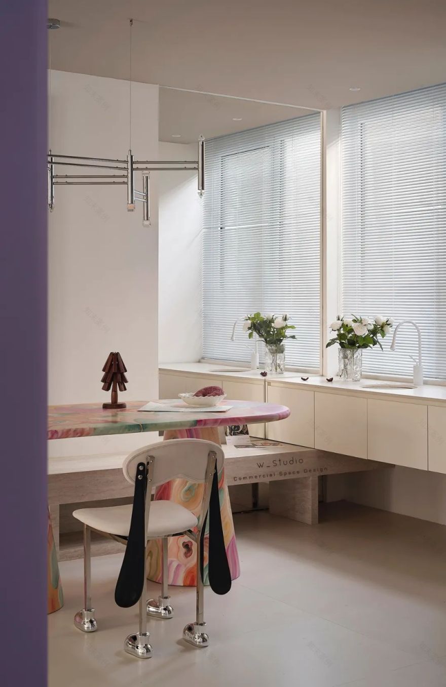 莫奈色彩的现代家居丨无一内建筑设计事务所-28