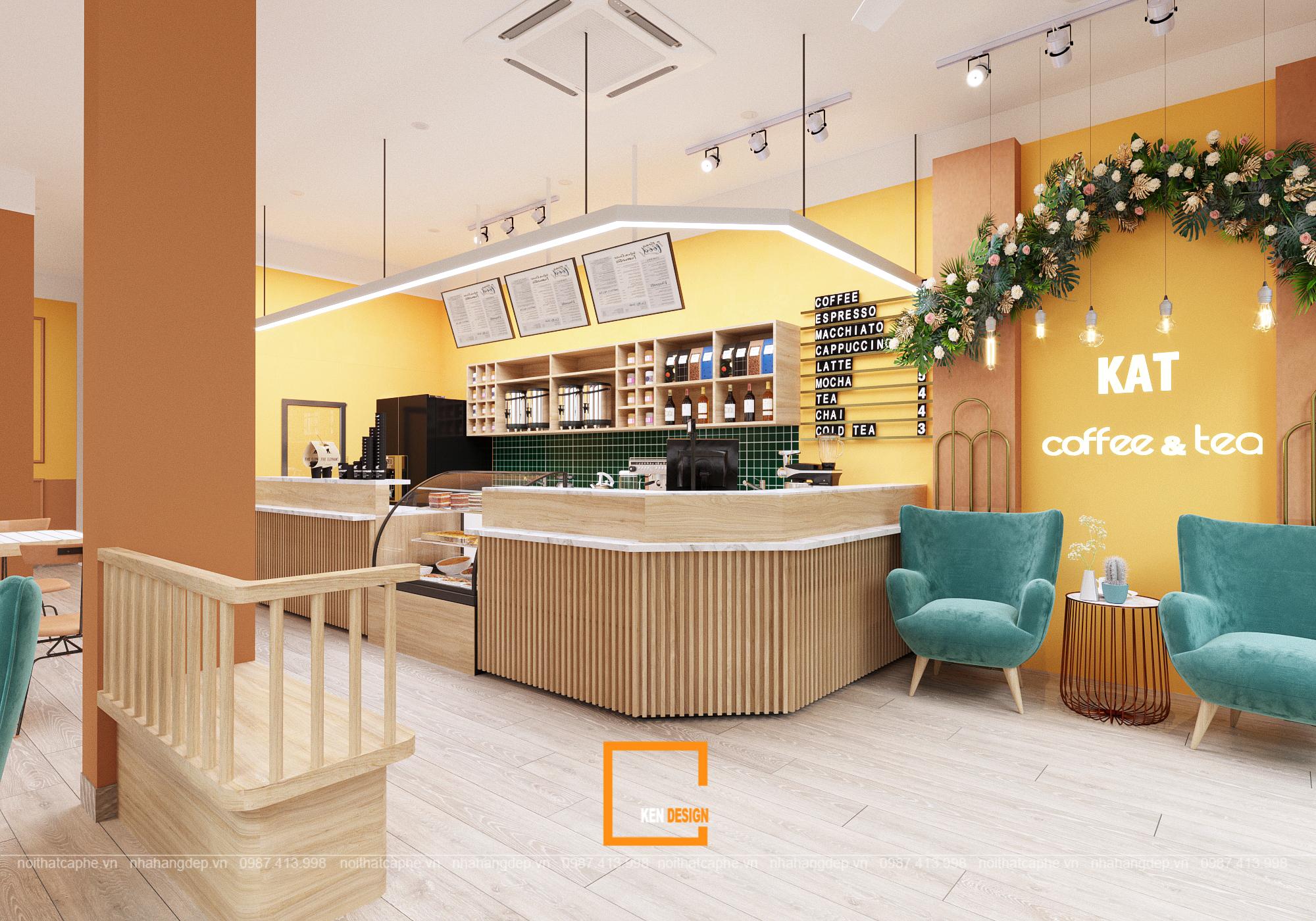Kat Coffee & Tea咖啡店室内设计丨越南丨KenDesign-30