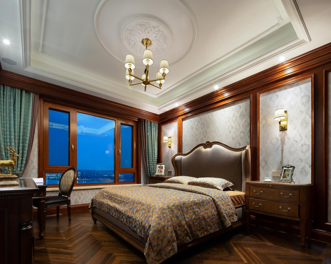 意米软装丨大平层的中式风雅-9