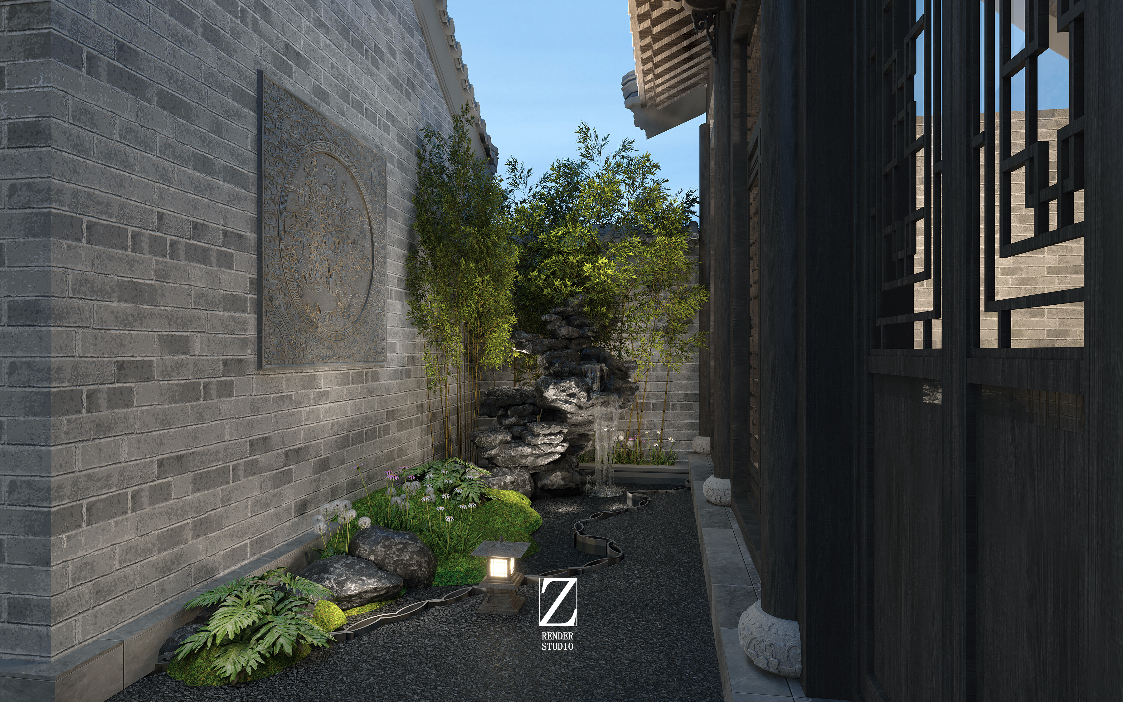 四合院住宅设计表现一-12