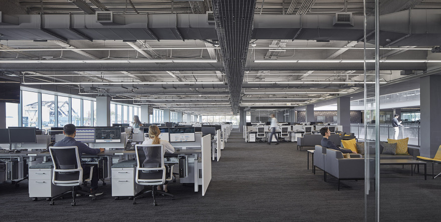 芝加哥 C.H. Robinson Midwest 总部——绿色、高效、灵活的办公空间-19