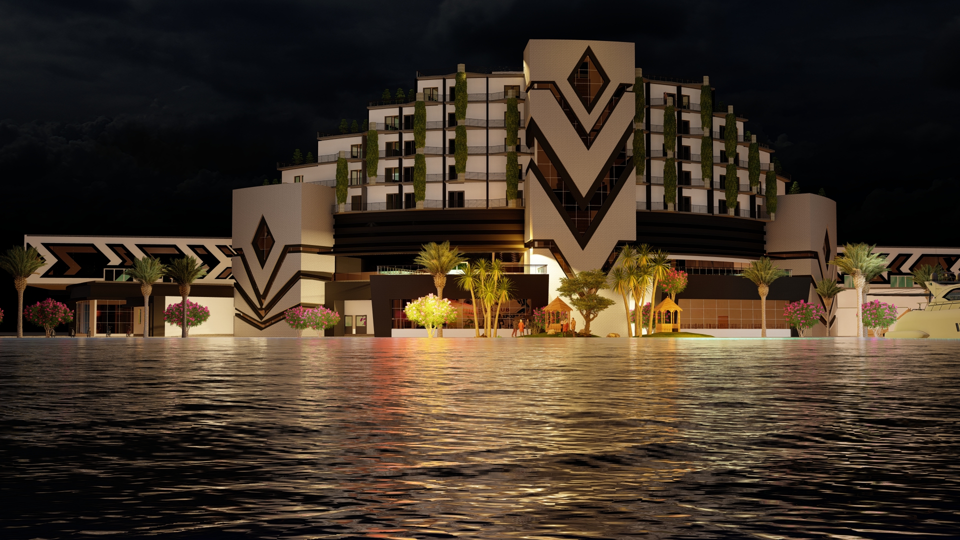 مشروع تصميم فندق 4 نجوم بمدينة الغردقه-3