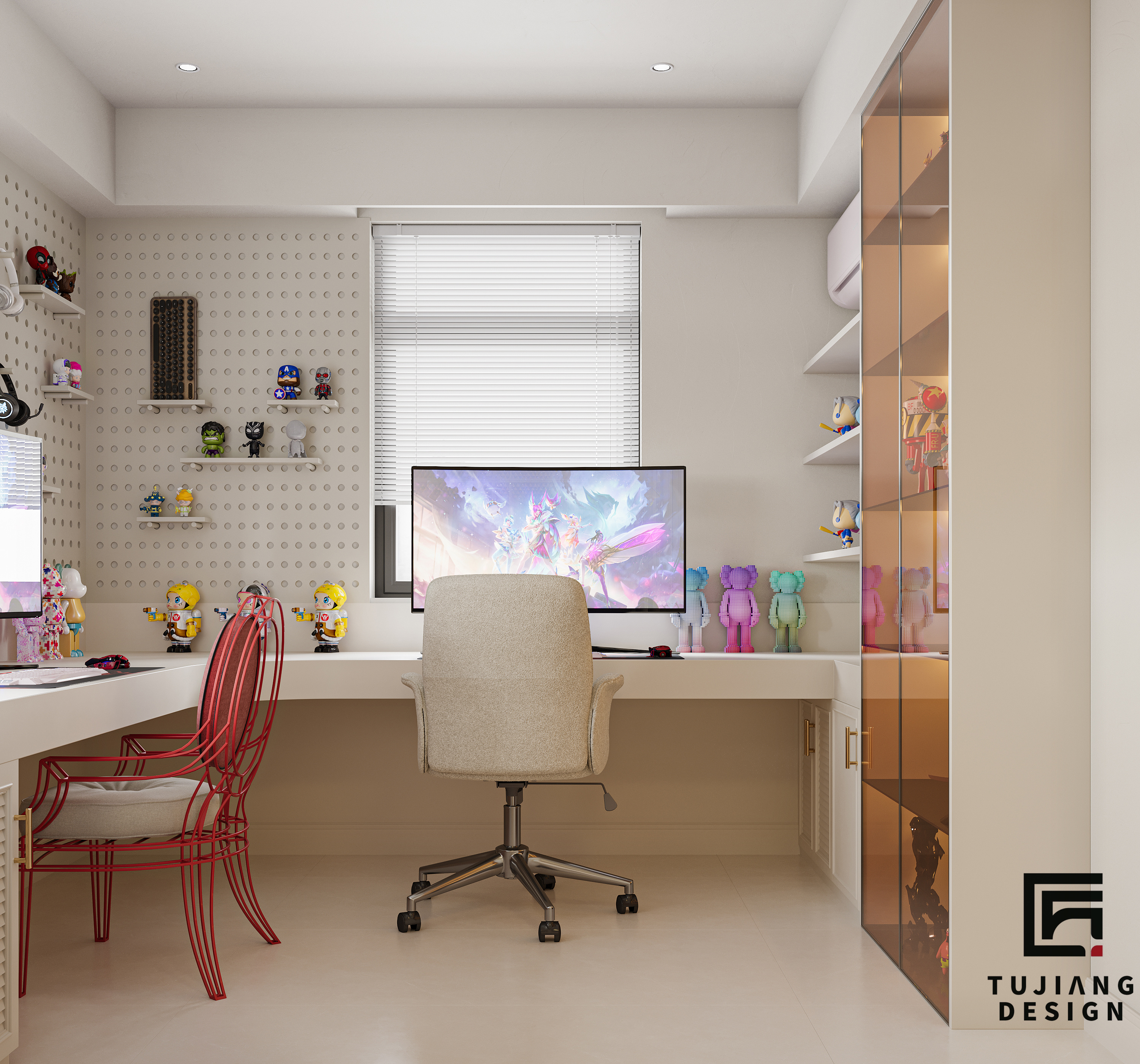 法式奶油风，简简单单的空间，优雅又浪漫-4