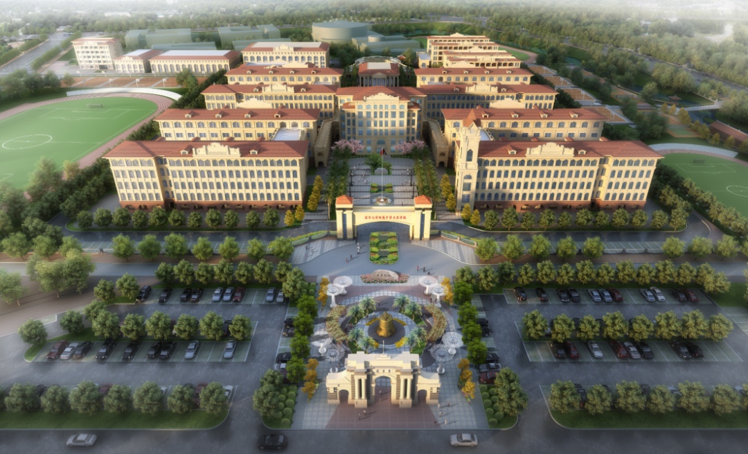 清华附中文昌学校 | 南洋风格融合生态景观的校园设计-15