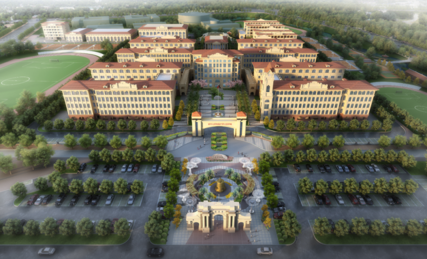 清华附中文昌学校 | 南洋风格融合生态景观的校园设计-15