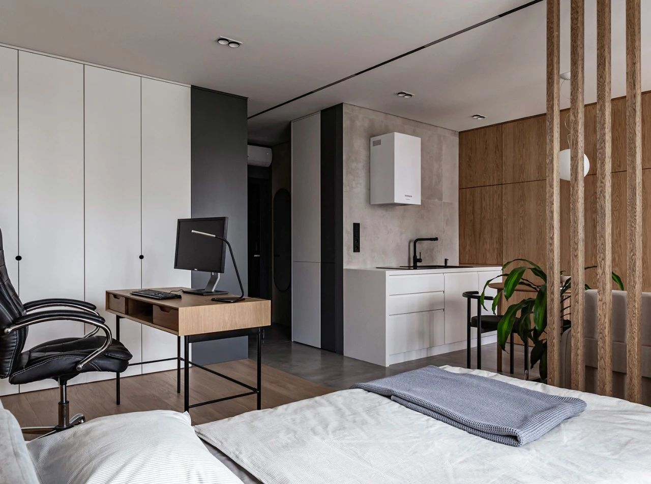 36㎡小宅空间设计丨Ivan 和 Sofia Mylnikov,Zburo-15